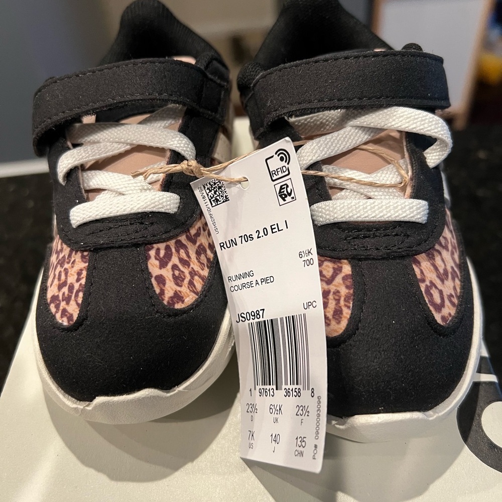 Toddler Leopard Print Adidas Run 70s 2.0